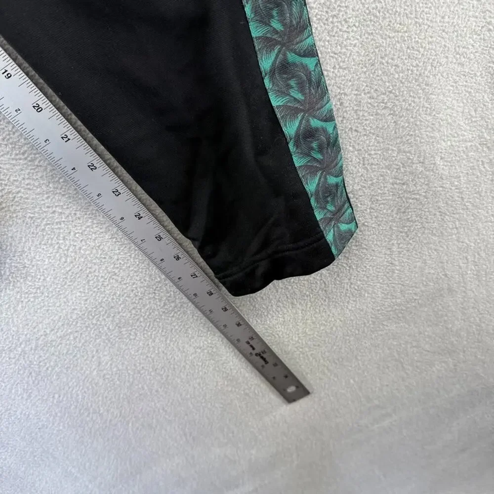 Nike Barcelona Track Pants men's Small Black Tropical Floral Soccer Training Kit